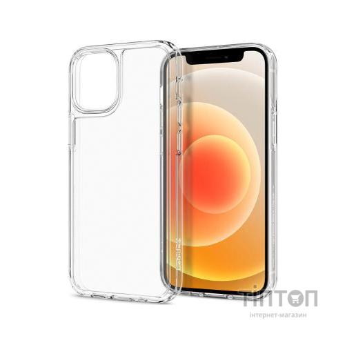 Чохол до мобільного телефона Spigen iPhone 12 Mini Quartz Hybrid, Chrystal Clear (ACS01748)