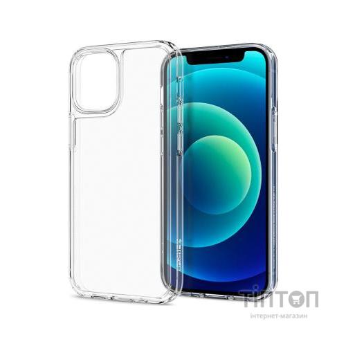 Чохол до мобільного телефона Spigen iPhone 12 Mini Quartz Hybrid, Chrystal Clear (ACS01748)