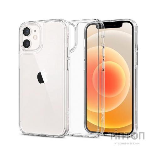 Чохол до мобільного телефона Spigen iPhone 12 Mini Quartz Hybrid, Chrystal Clear (ACS01748)
