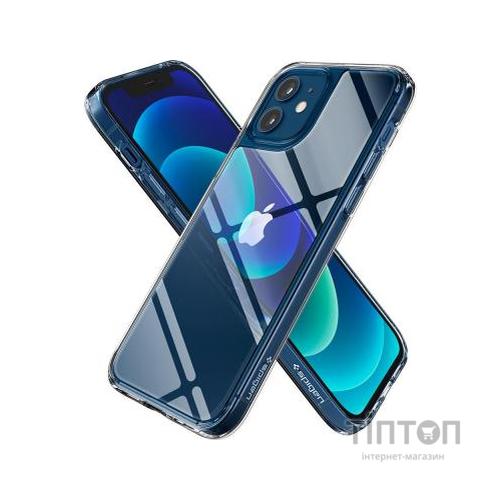 Чохол до мобільного телефона Spigen iPhone 12 Mini Quartz Hybrid, Chrystal Clear (ACS01748)