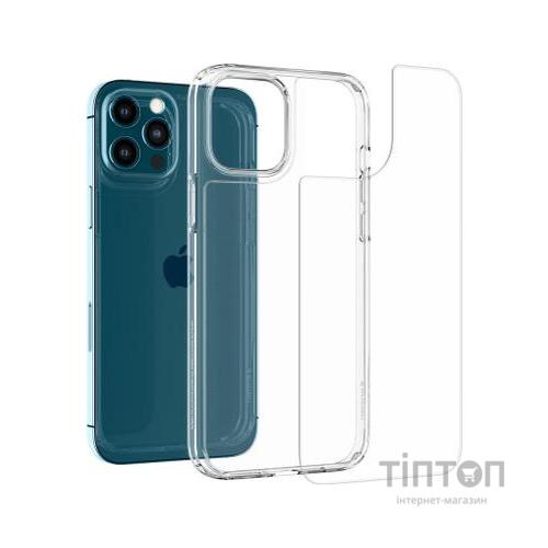 Чохол до мобільного телефона Spigen iPhone 12 Pro Max Quartz Hybrid, Crystal Clear (ACS01621)