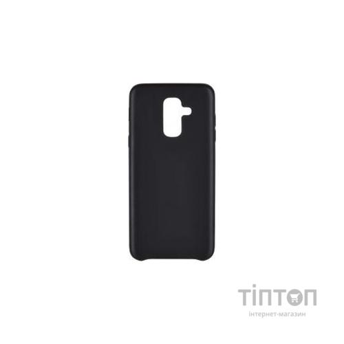 Чохол до мобільного телефона 2E Samsung Galaxy A6 Plus 2018, PU Case, Black (2E-G-A6+-MCPUB)