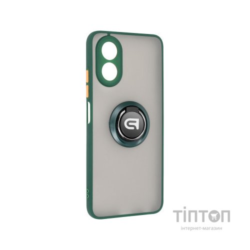 Чохол до мобільного телефона Armorstandart Frosted Matte Ring OPPO A18 4G / A38 4G Dark Green (ARM72700)