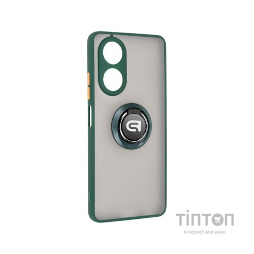 Чохол до мобільного телефона Armorstandart Frosted Matte Ring OPPO A58 4G Dark Green (ARM72704)