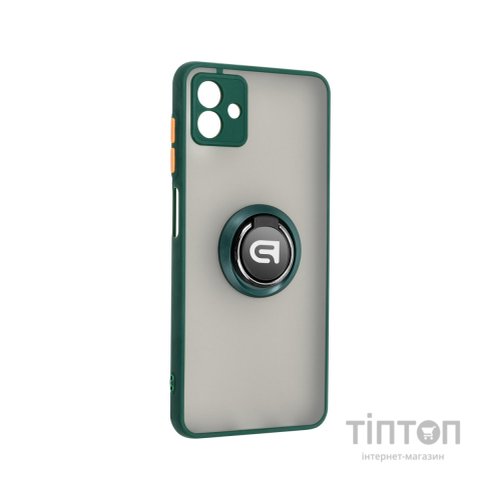 Чохол до мобільного телефона Armorstandart Frosted Matte Ring Samsung A04 (A045) Dark Green (ARM68343)