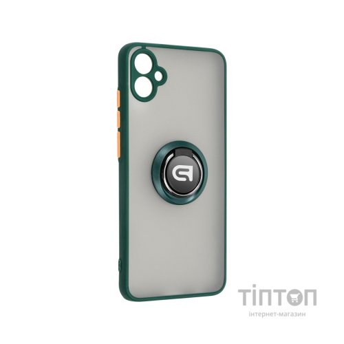 Чохол до мобільного телефона Armorstandart Frosted Matte Ring Samsung A04e (A042) Dark Green (ARM68347)
