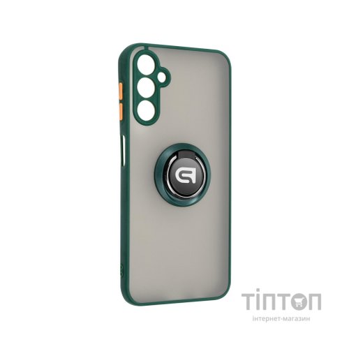 Чохол до мобільного телефона Armorstandart Frosted Matte Ring Samsung A14 4G / A14 5G Dark Green (ARM68351)
