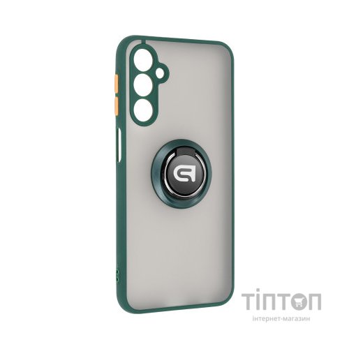Чохол до мобільного телефона Armorstandart Frosted Matte Ring Samsung A25 5G (A256) Dark Green (ARM73764)