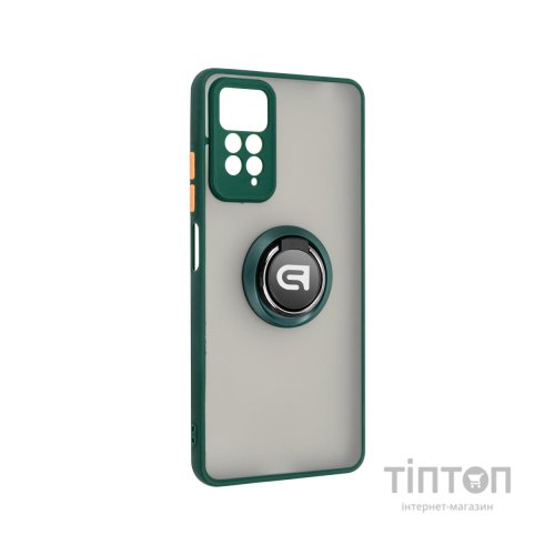 Чохол до мобільного телефона Armorstandart Frosted Matte Ring Xiaomi Redmi Note 12 Pro 4G Dark Green (ARM68383)