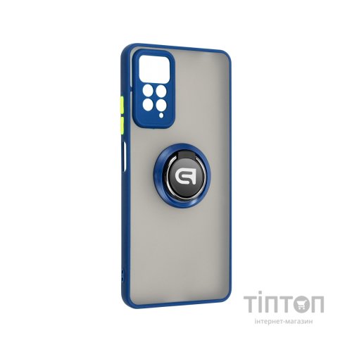 Чохол до мобільного телефона Armorstandart Frosted Matte Ring Xiaomi Redmi Note 12 Pro 4G Navy Blue (ARM68384)
