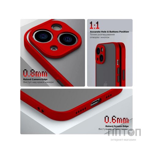 Чохол до мобільного телефона Armorstandart Frosted Matte Samsung A05 (A055) Red (ARM71798)