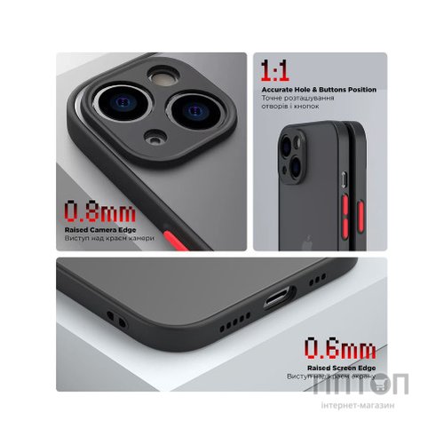 Чохол до мобільного телефона Armorstandart Frosted Matte Samsung A15 4G (A155) / A15 5G Black (ARM72514)