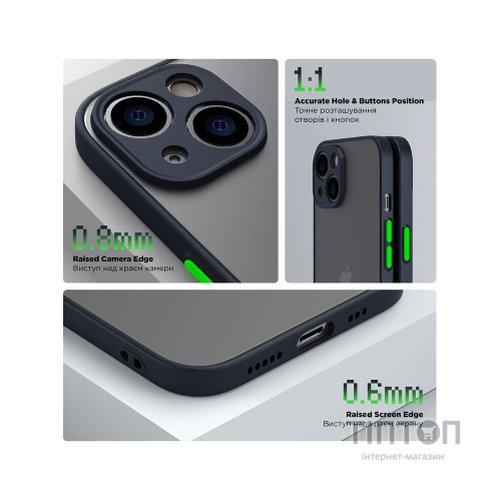 Чохол до мобільного телефона Armorstandart Frosted Matte Samsung A15 4G (A155) / A15 5G Navy Blue (ARM72516)