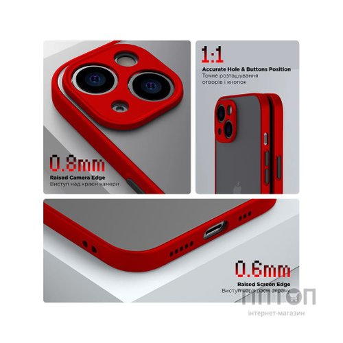 Чохол до мобільного телефона Armorstandart Frosted Matte Samsung A25 5G (A256) Red (ARM69693)