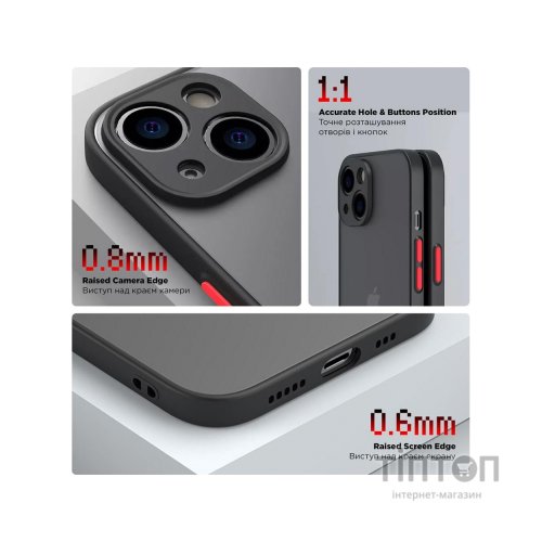 Чохол до мобільного телефона Armorstandart Frosted Matte Tecno Spark Go 2022 (KG5) Black (ARM72392)