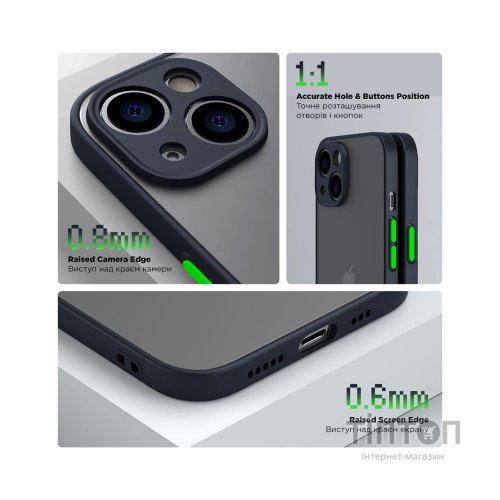 Чохол до мобільного телефона Armorstandart Frosted Matte Xiaomi Redmi 12 4G Blue (ARM68551)