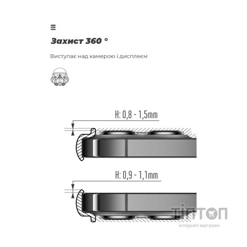 Чохол до мобільного телефона Armorstandart ICON Case Samsung A54 5G (A546) Camera cover Lavender (ARM66501)