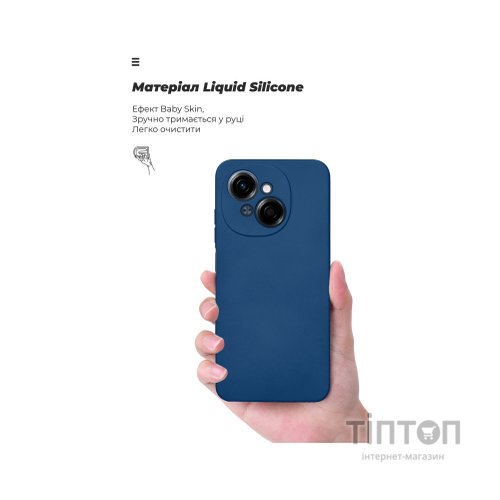 Чохол до мобільного телефона Armorstandart ICON Tecno Spark Go 1 (KL4) Camera cover Dark Blue (ARM81216)