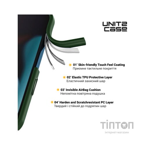Чохол до мобільного телефона Armorstandart UNIT2 Google Pixel 9 / 9 Pro Green (ARM80903)