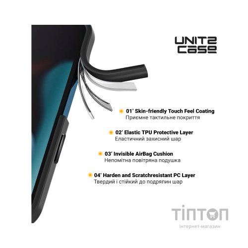 Чохол до мобільного телефона Armorstandart UNIT2 Google Pixel 9 Pro XL Black (ARM80906)