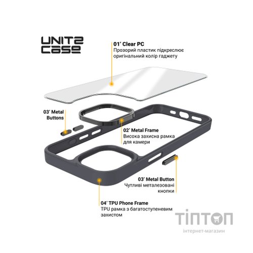 Чохол до мобільного телефона Armorstandart UNIT2 Google Pixel 9 Pro XL Black (ARM80906)