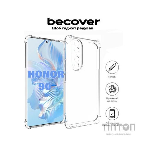 Чохол до мобільного телефона BeCover Anti-Shock Honor 90 Clear (710843)
