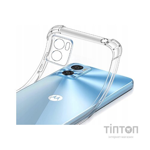 Чохол до мобільного телефона BeCover Anti-Shock Motorola Moto E22/E22i Clear (709321)