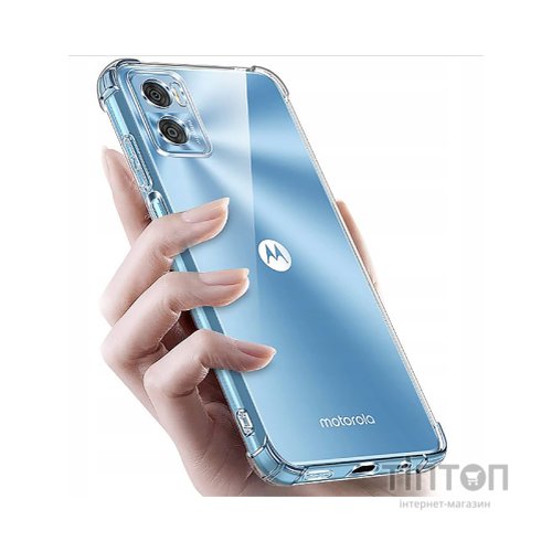 Чохол до мобільного телефона BeCover Anti-Shock Motorola Moto E22/E22i Clear (709321)