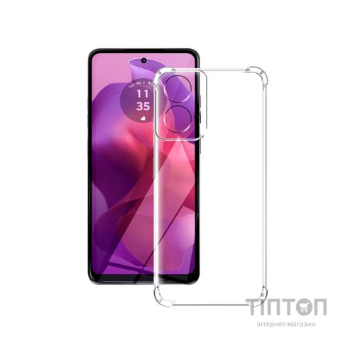 Чохол до мобільного телефона BeCover Anti-Shock Motorola Moto G04/ E14 Clear (712309)