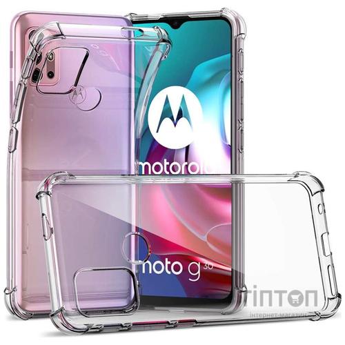 Чохол до мобільного телефона BeCover Anti-Shock Motorola Moto G10 / G30 Clear (706675)