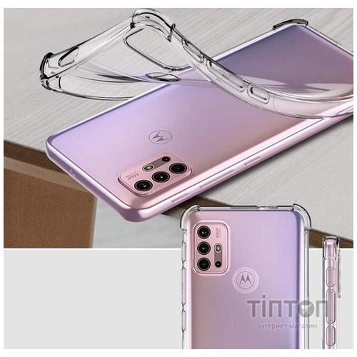 Чохол до мобільного телефона BeCover Anti-Shock Motorola Moto G10 / G30 Clear (706675)