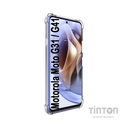 Чохол до мобільного телефона BeCover Anti-Shock Motorola Moto G31 / G41 Clear (707884)