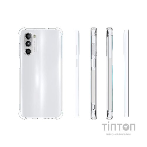 Чохол до мобільного телефона BeCover Anti-Shock Motorola Moto G52/G82 Clear (709320)