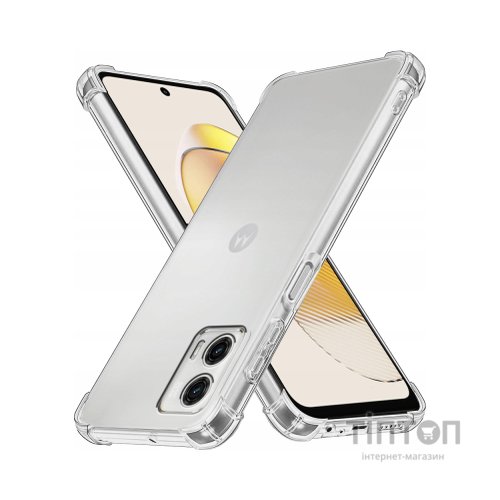 Чохол до мобільного телефона BeCover Anti-Shock Motorola Moto G73 Clear (709827)