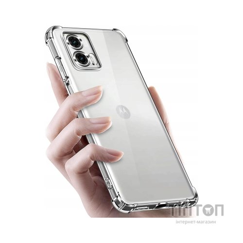 Чохол до мобільного телефона BeCover Anti-Shock Motorola Moto G73 Clear (709827)