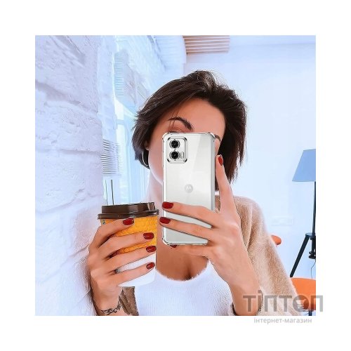 Чохол до мобільного телефона BeCover Anti-Shock Motorola Moto G73 Clear (709827)