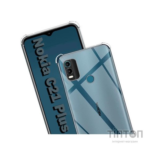 Чохол до мобільного телефона BeCover Anti-Shock Nokia C21 Plus Clear (707571)