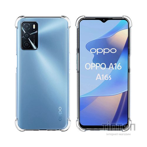 Чохол до мобільного телефона BeCover Anti-Shock Oppo A16 / A16s / A54s Clear (707343)