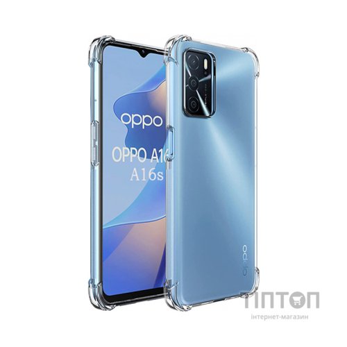 Чохол до мобільного телефона BeCover Anti-Shock Oppo A16 / A16s / A54s Clear (707343)