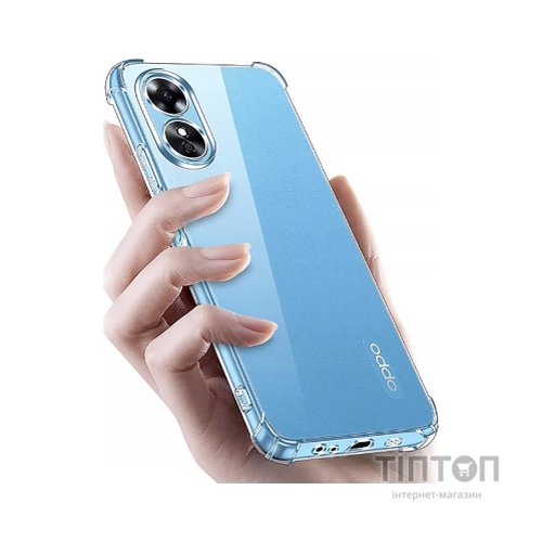 Чохол до мобільного телефона BeCover Anti-Shock Oppo A17 Clear (708894)