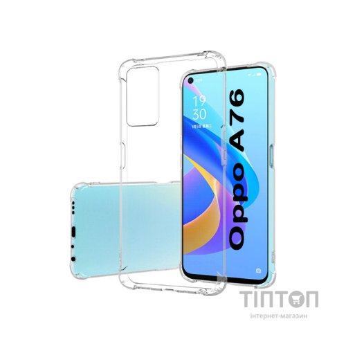 Чохол до мобільного телефона BeCover Anti-Shock Oppo A76/A96 Clear (707887)