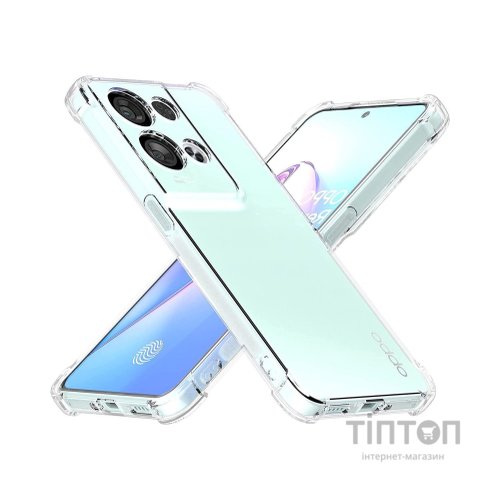 Чохол до мобільного телефона BeCover Anti-Shock Oppo Reno8 Clear (709343)