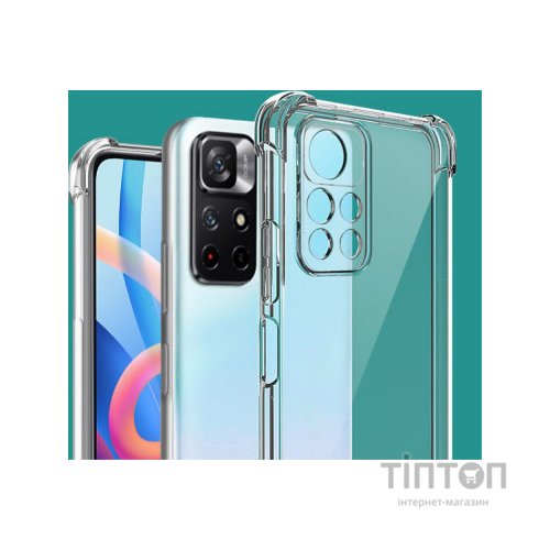 Чохол до мобільного телефона BeCover Anti-Shock Poco M4 Pro Clear (707198)
