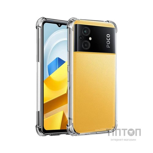 Чохол до мобільного телефона BeCover Anti-Shock Poco M5 4G Clear (708630)