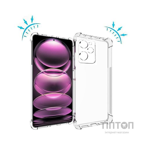 Чохол до мобільного телефона BeCover Anti-Shock Poco X5 Pro 5G Clear (708896)