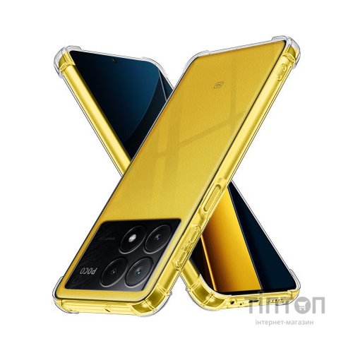 Чохол до мобільного телефона BeCover Anti-Shock Poco X6 Clear (710614)