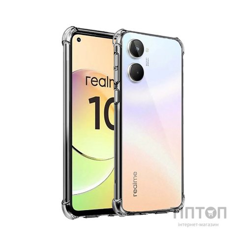 Чохол до мобільного телефона BeCover Anti-Shock Realme 10 Clear (708927)