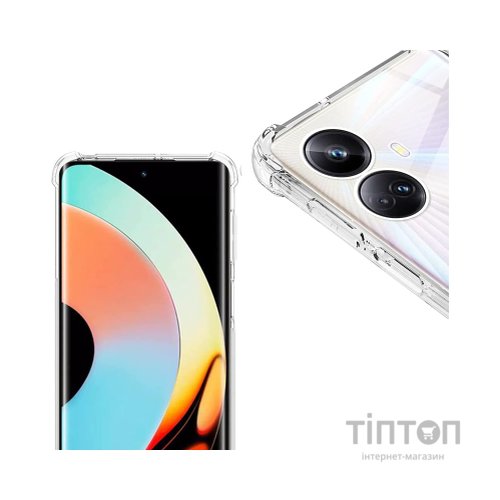 Чохол до мобільного телефона BeCover Anti-Shock Realme 10 Pro Plus 5G Clear (709333)