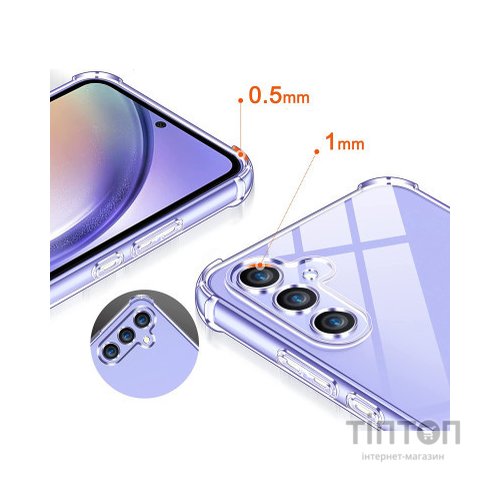 Чохол до мобільного телефона BeCover Anti-Shock Samsung Galaxy A54 5G SM-A546 Clear (709085)