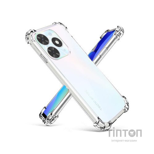 Чохол до мобільного телефона BeCover Anti-Shock Tecno Pop 8 Clear (710658)